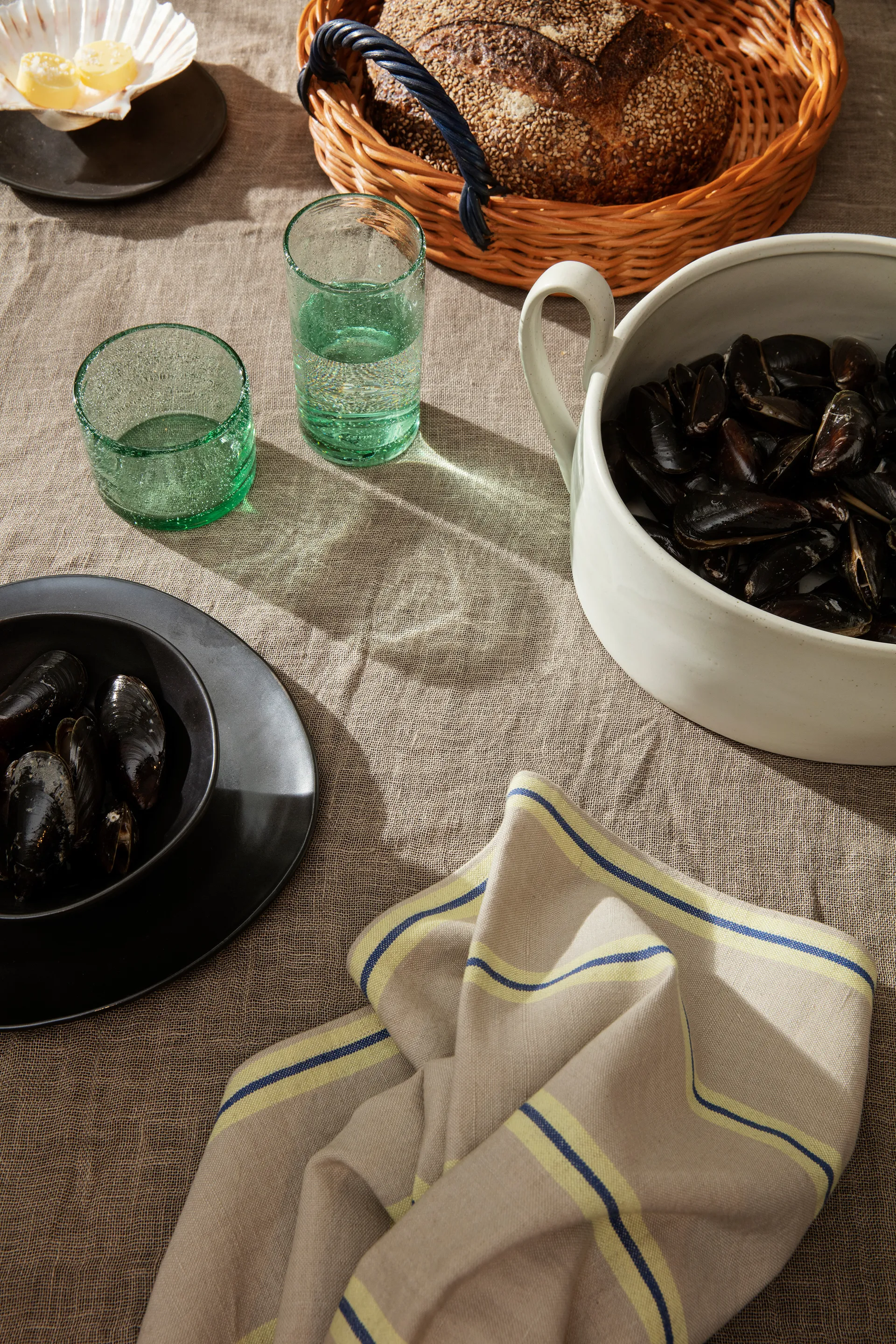 Oli vannglass høyt 22 cl, Recycled clear Ferm Living