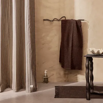 Organic håndkle 70x140 cm - Chocolate - Ferm Living