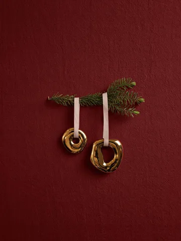 Orrith dekorasjonsanheng 2 deler - Messingfinish - Ferm Living
