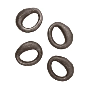 Orrith serviettring 4-pk - Rustic bronse - Ferm Living