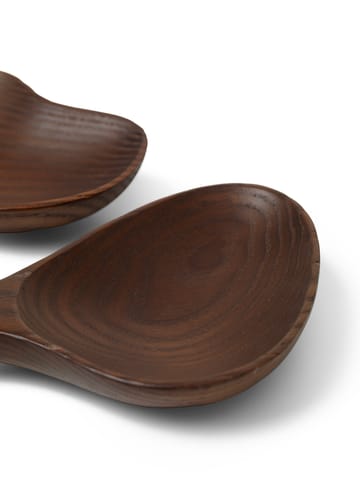 Os salatbestikk 2 deler - Dark brown - Ferm Living