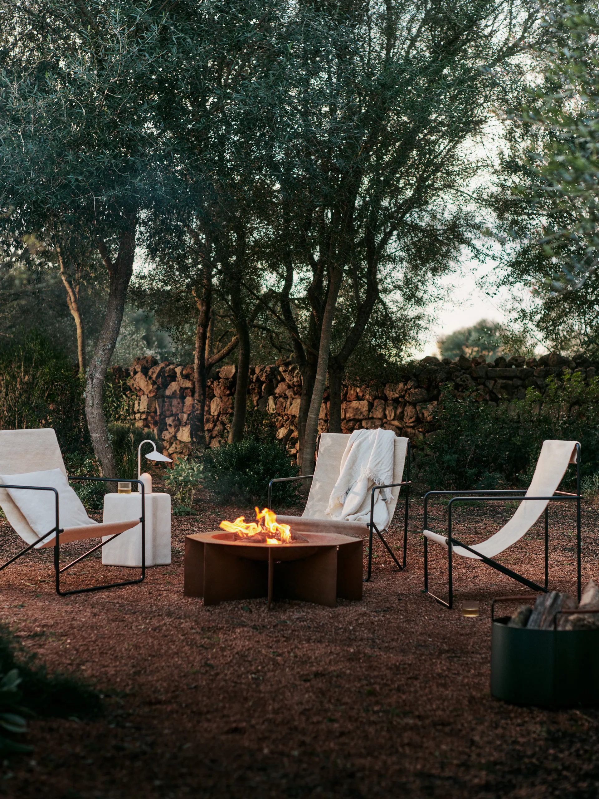 Otto fire pit peis, Rust, Ø85,5x29 cm Ferm Living