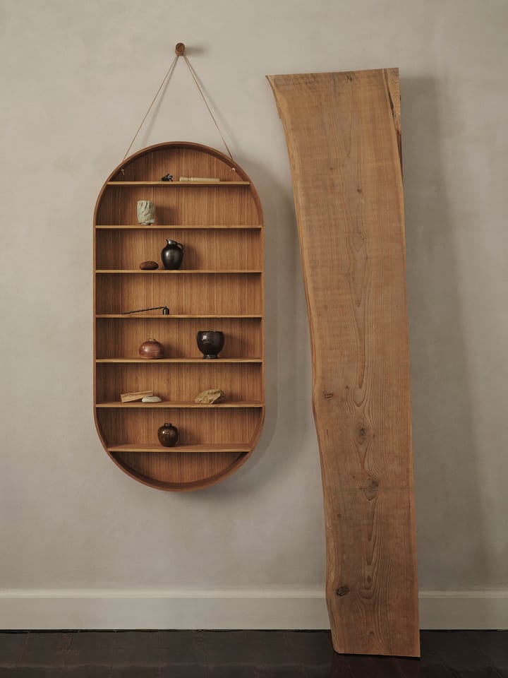 Oval Dorm hylle, Oiled oak Ferm Living
