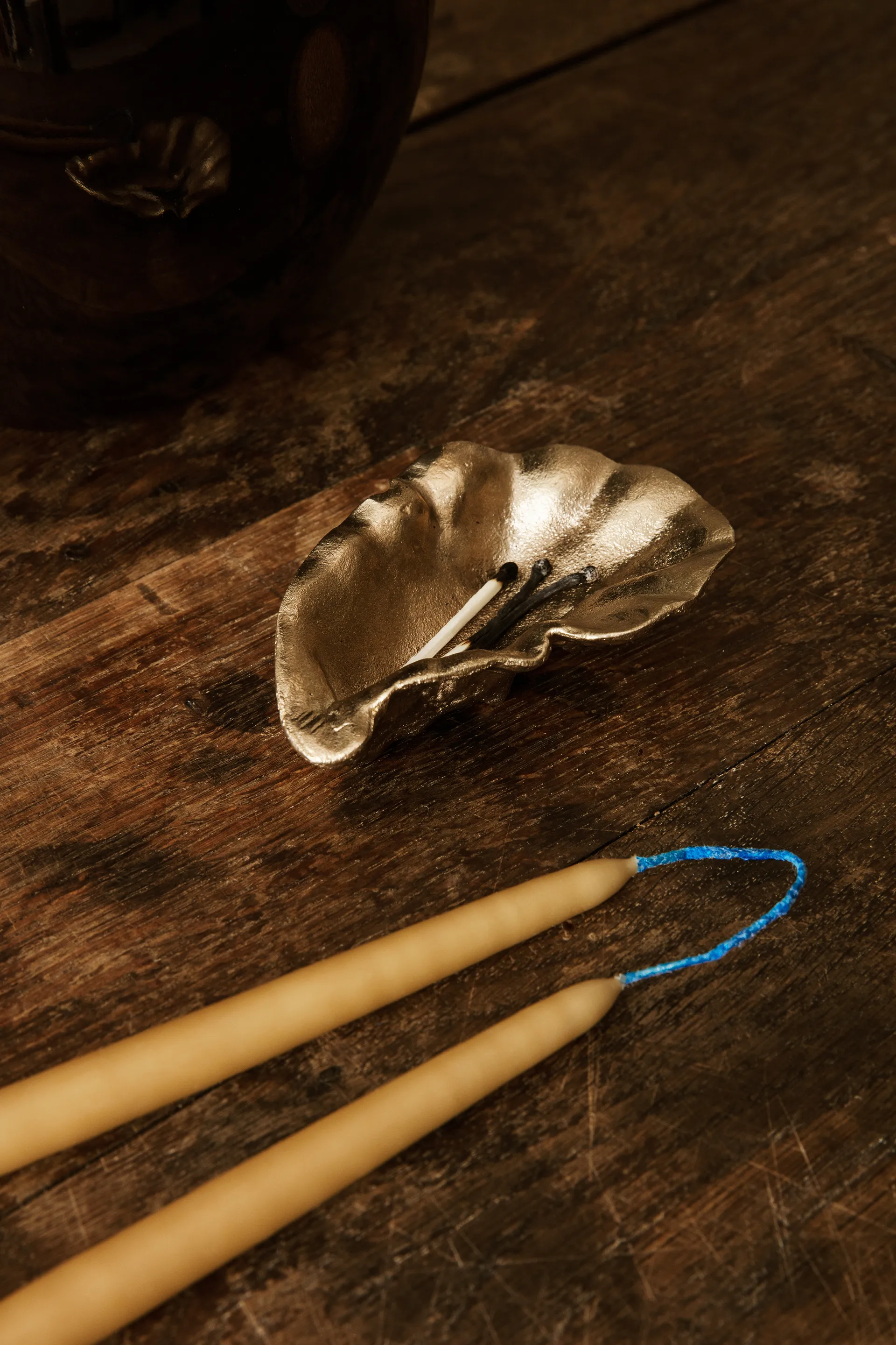 Oyster dekorasjonsskål 10,5 cm, Messing Ferm Living