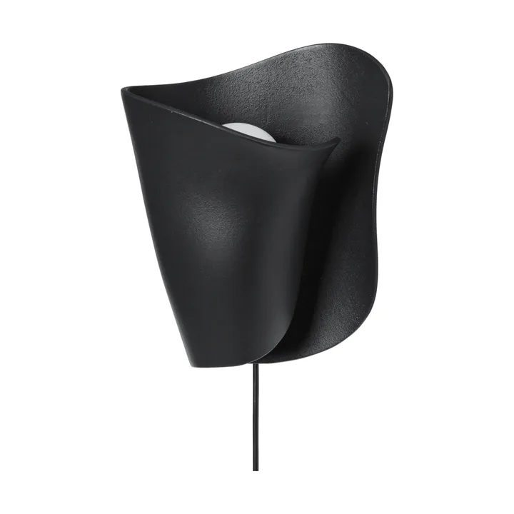 Oyster wall sconce vegglampe - Black - Ferm Living