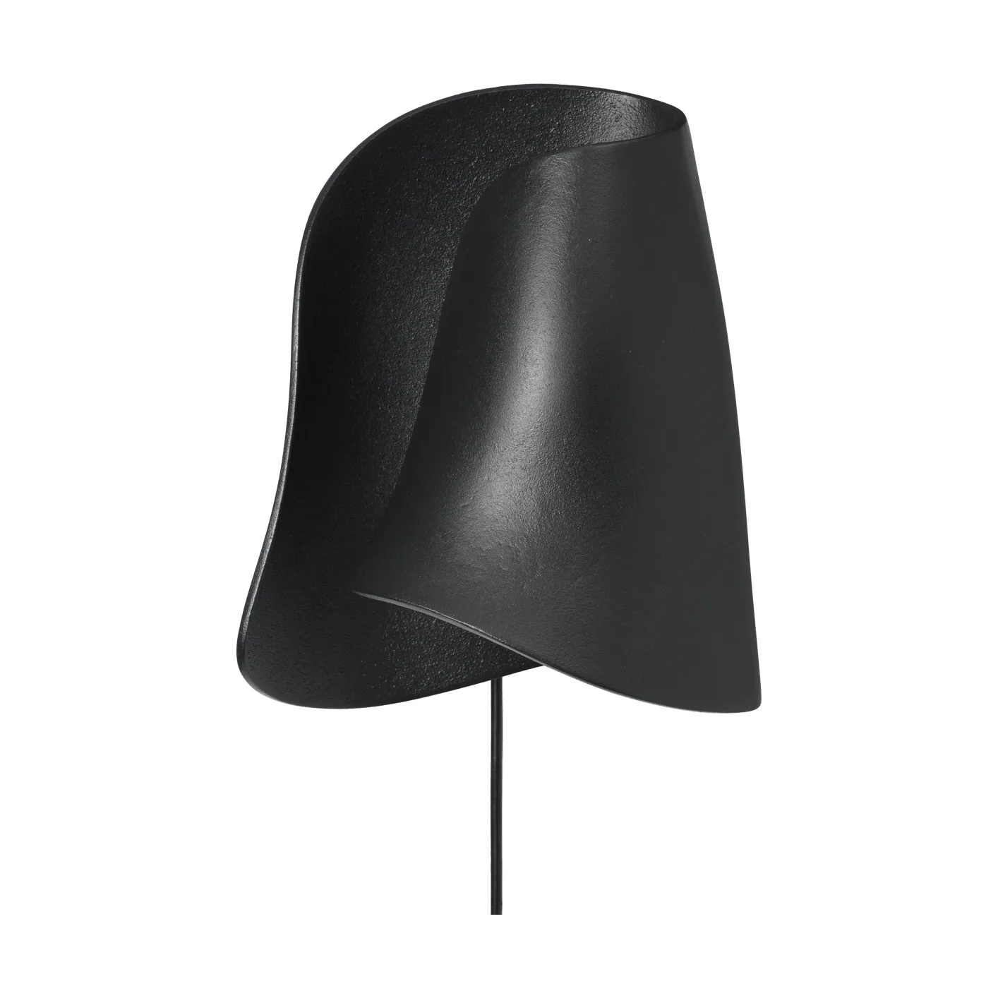 Oyster wall sconce vegglampe, Black Ferm Living