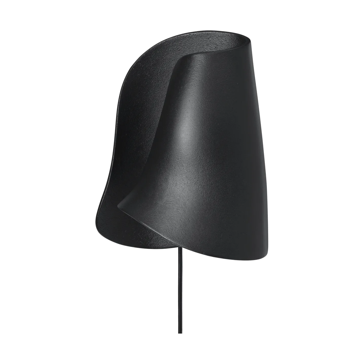 Oyster wall sconce vegglampe, Black Ferm Living