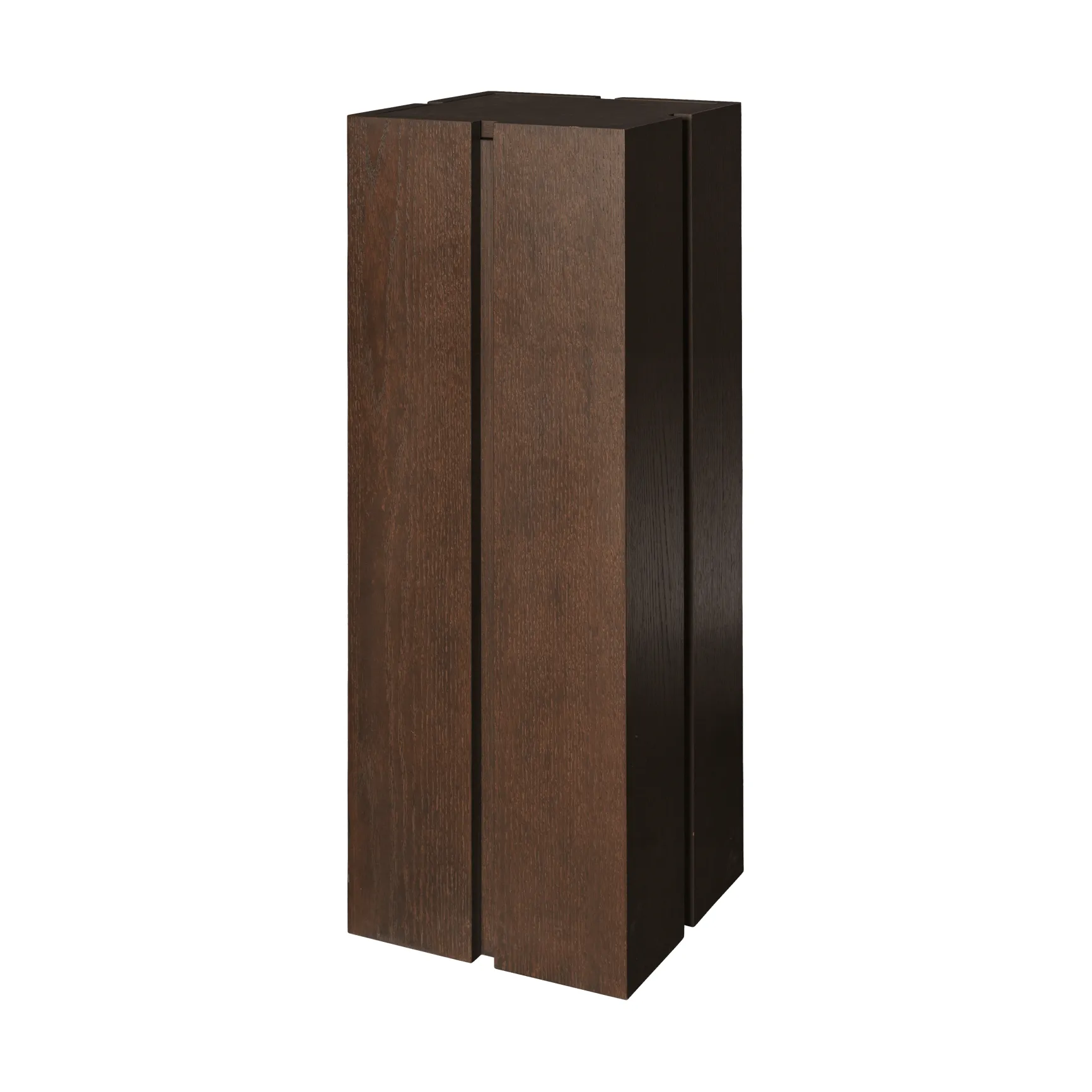 Parcel pidestall, Dark stained, 30x30x90 cm Ferm Living