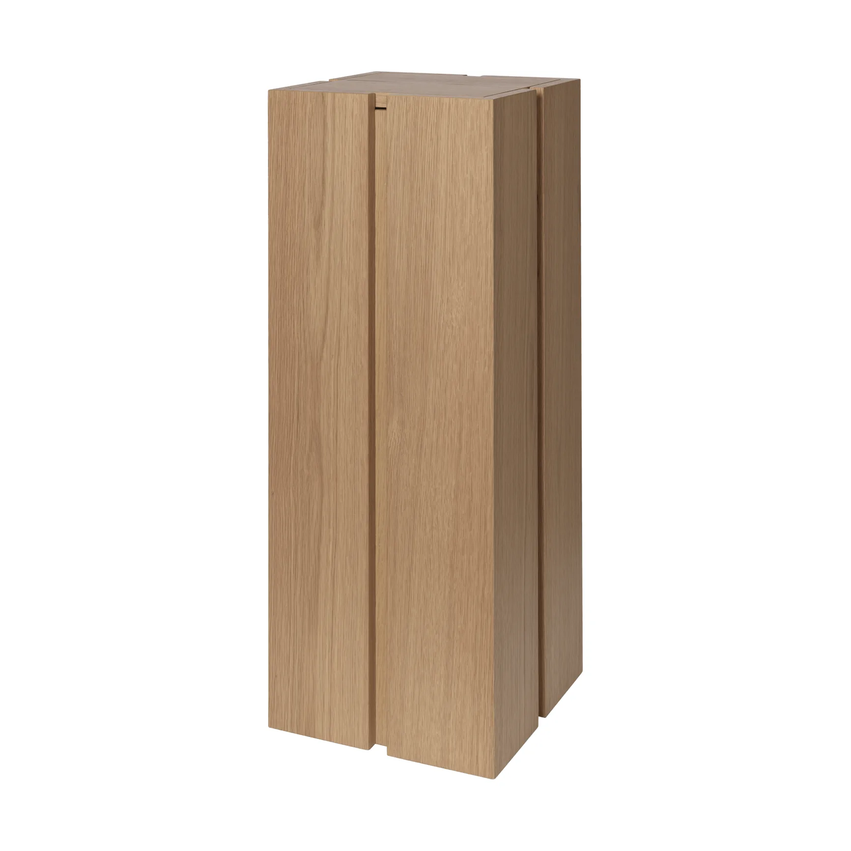 Parcel pidestall, Natural, 30x30x90 cm Ferm Living