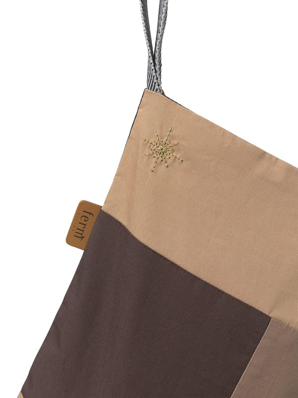 Patchwork julestrømpe, multi Ferm Living