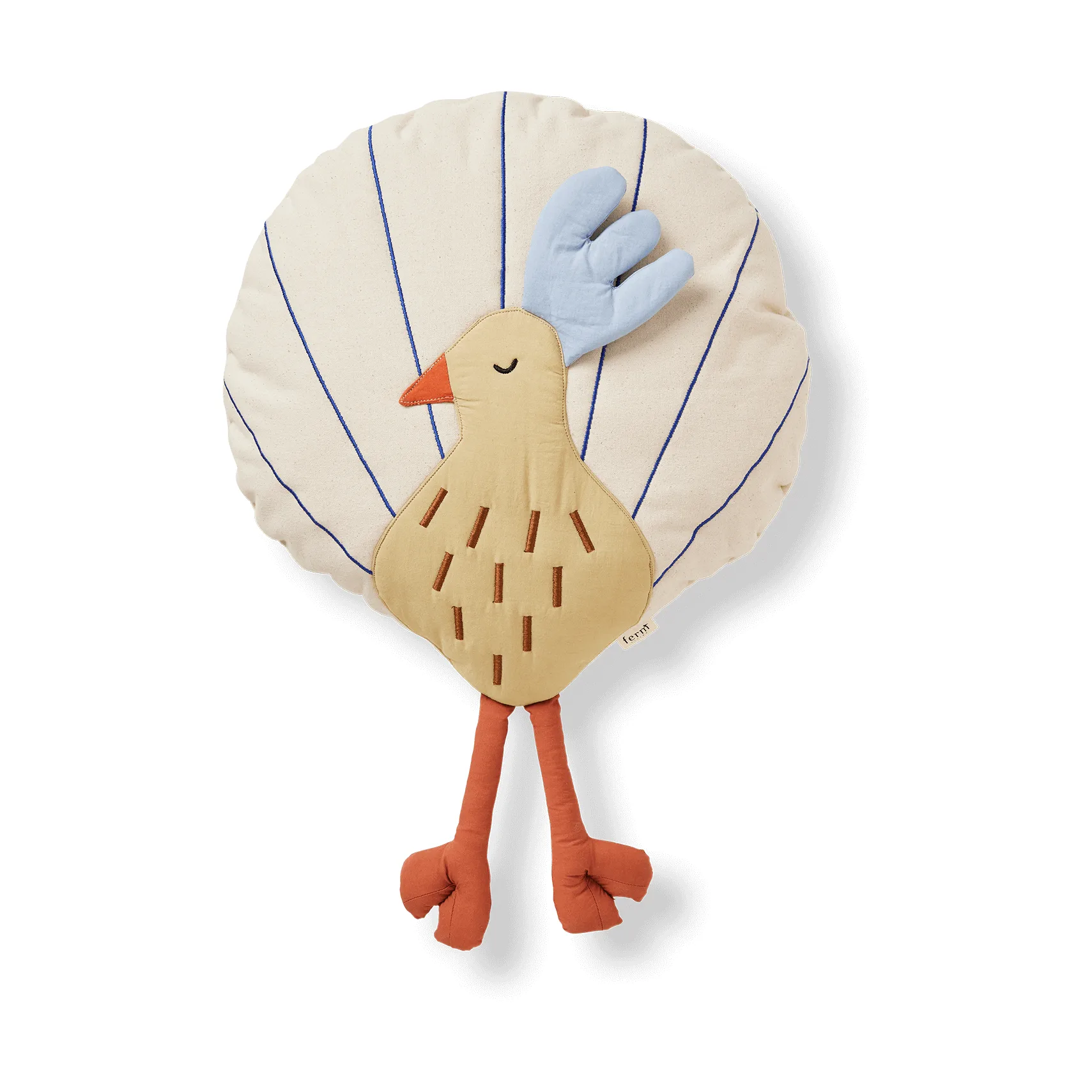 Peacock pute, Silver Fern-undyed Ferm Living