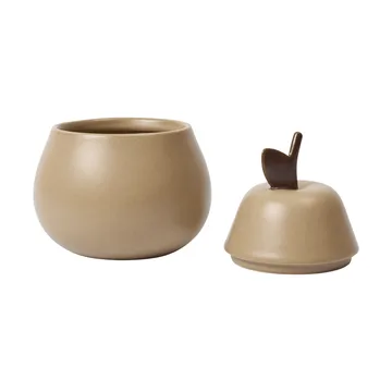 Pear keramikkskål med lokk - Cashmere - Ferm Living