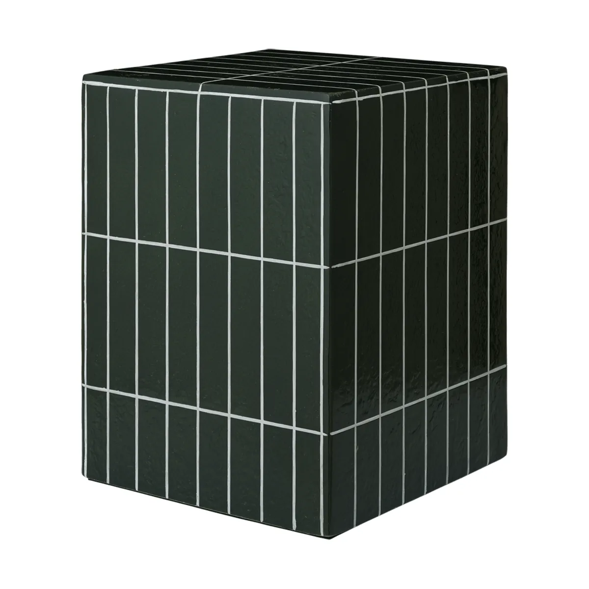 Pillar sidebord, Dark green, 32x32x42 cm Ferm Living