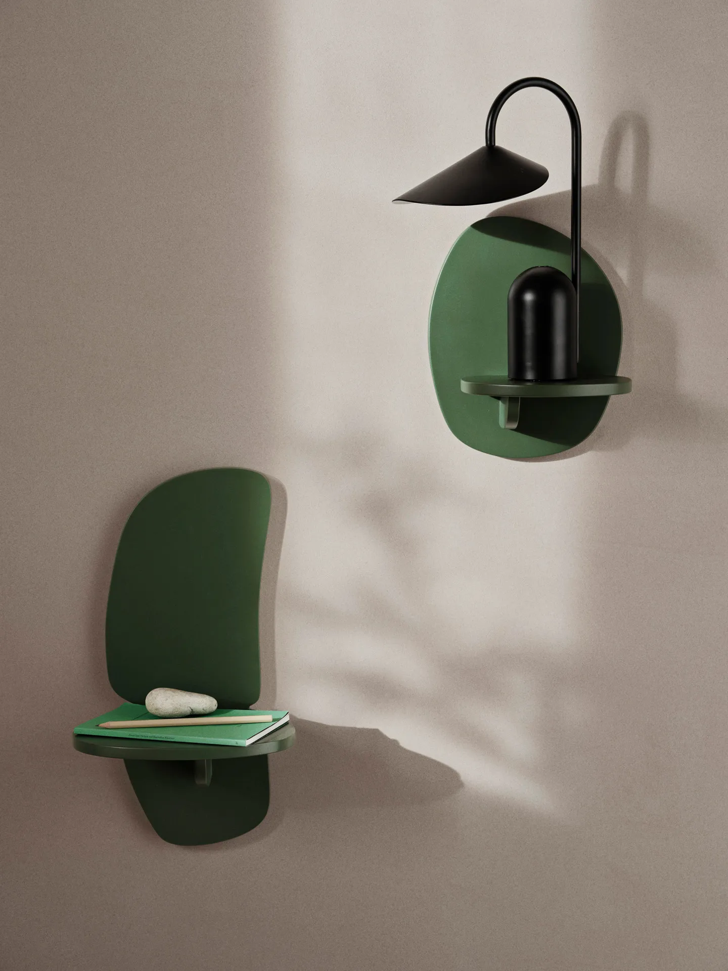 Pilu vegghylle 40 cm, Verdant Green Ferm Living