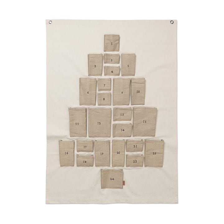 Pine julekalender - Maxi 90 x 125 cm - Ferm Living