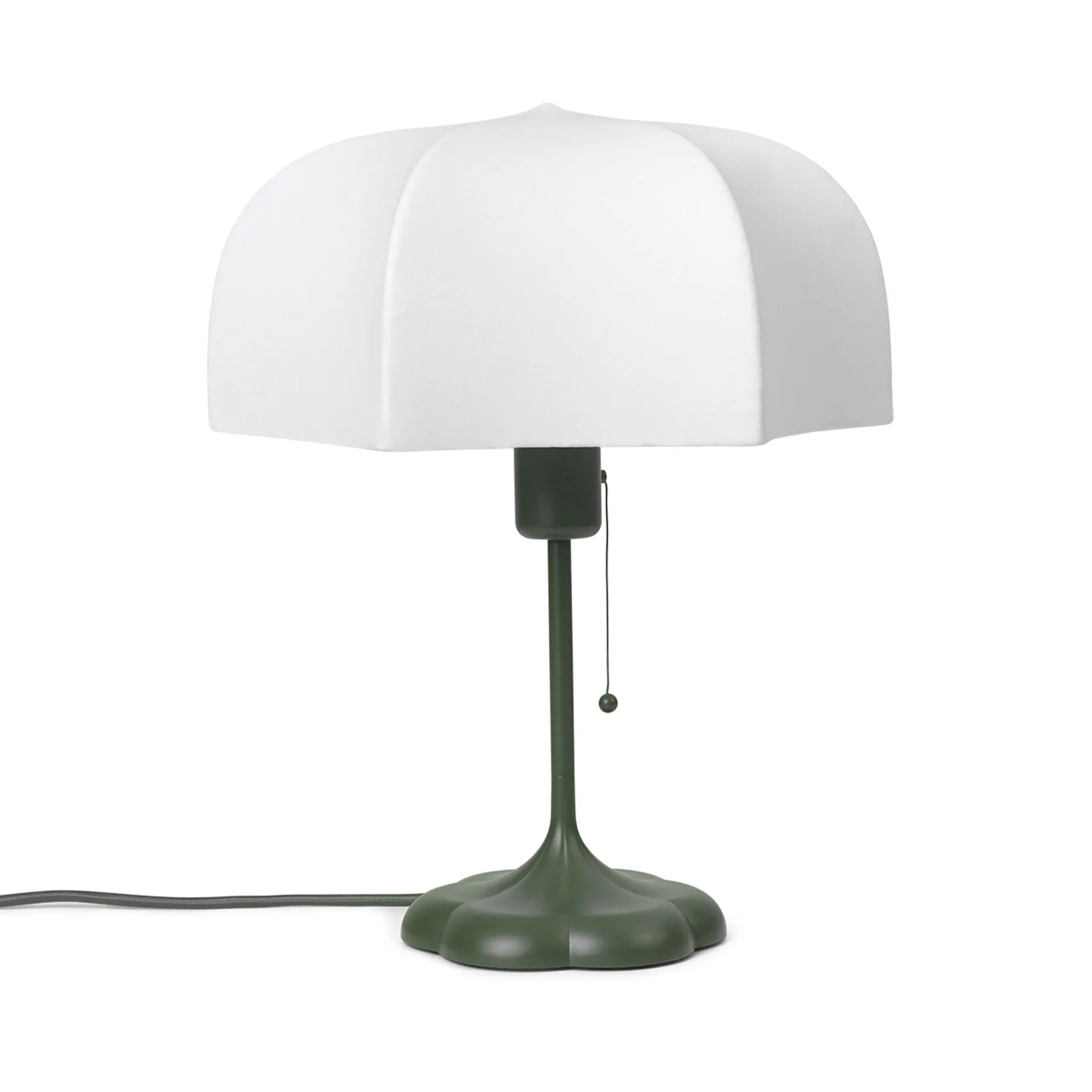 Poem bordlampe Ø 30 x 42 cm, White-grass green Ferm Living