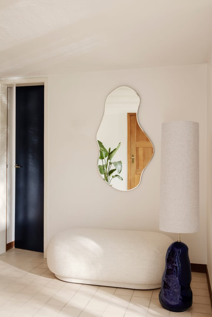 Pond speil large, Dark chrome Ferm Living