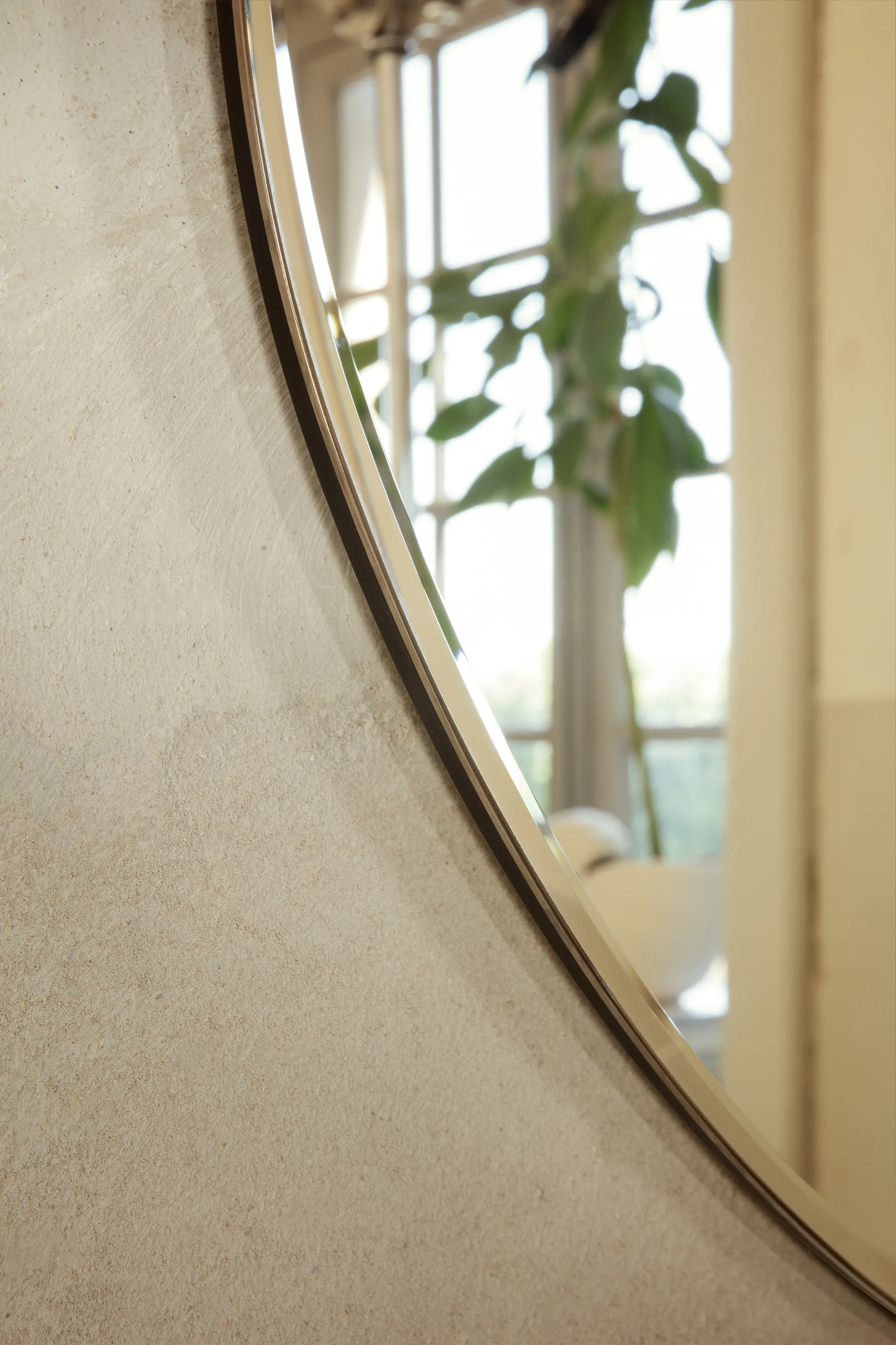 Pond speil large, Messing Ferm Living