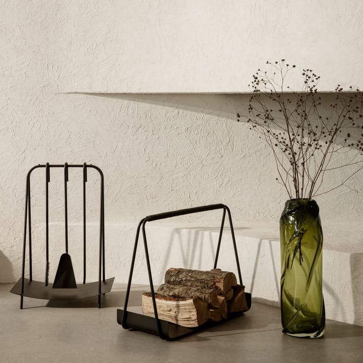 Port vedkurv, Svart Ferm Living