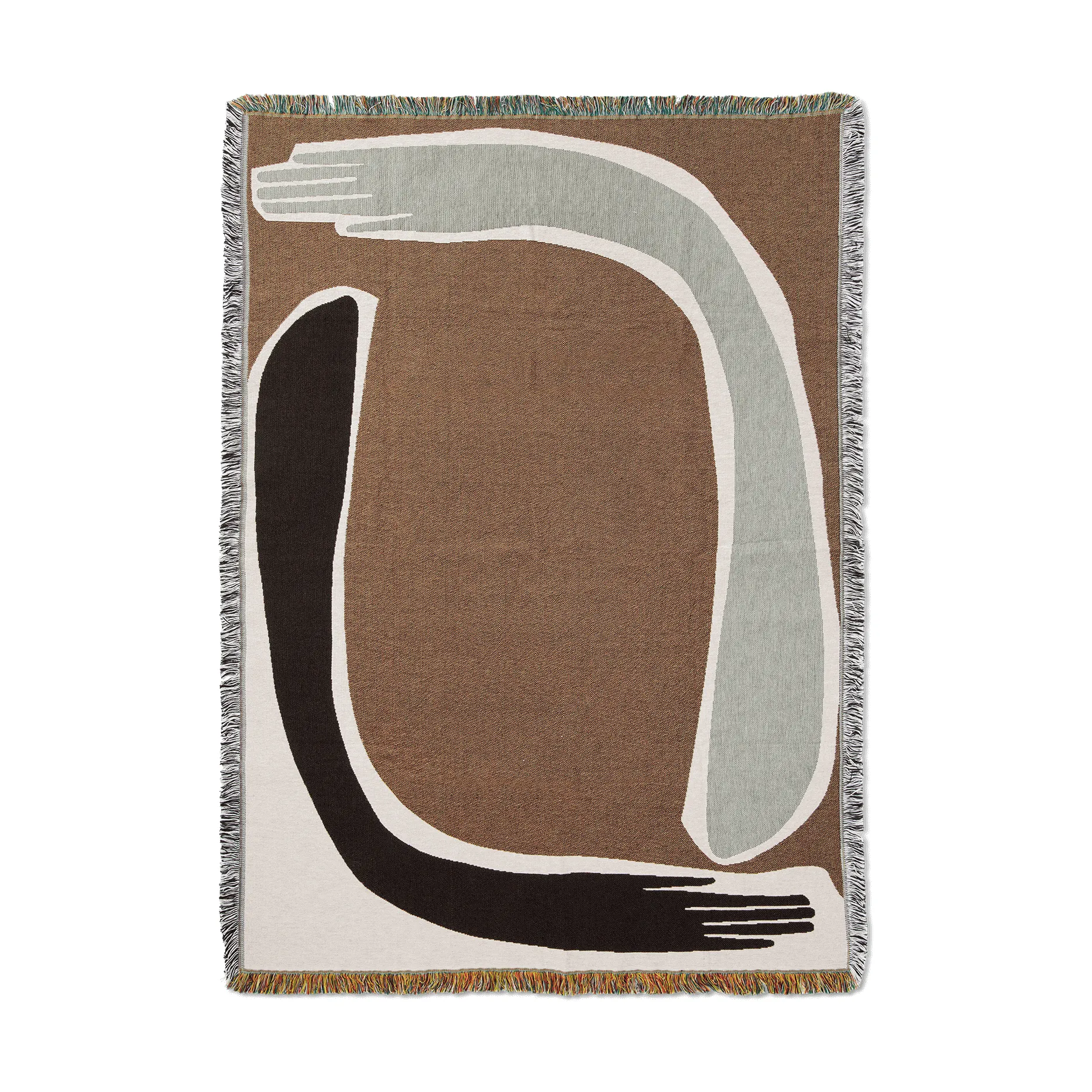 Pose Tapestry pledd 120x170 cm, Coffee Ferm Living