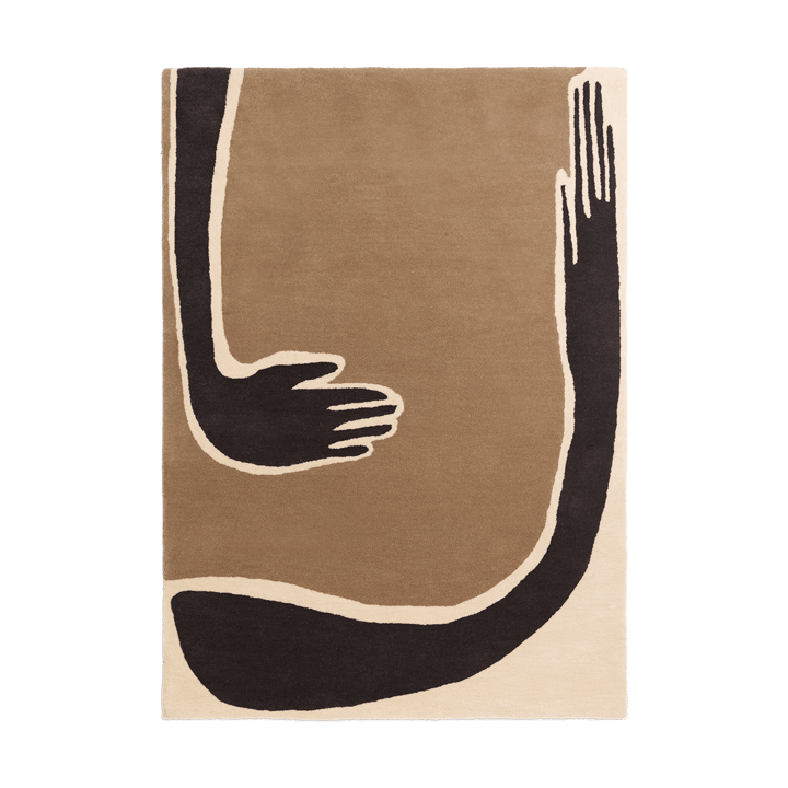 Pose teppe - Coffee-off white, 140x200 cm - Ferm Living