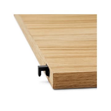 Punctual Perforated hylle 90 cm - oak oiled, anthracite - Ferm Living