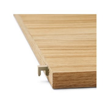Punctual Perforated hylle 90 cm - oak oiled, cashmere - Ferm Living