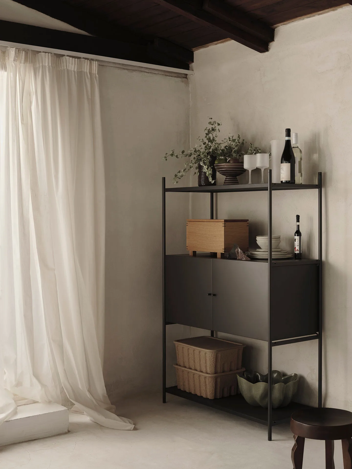 Punctual skap 41,6x91,5 cm, Anthracite Ferm Living