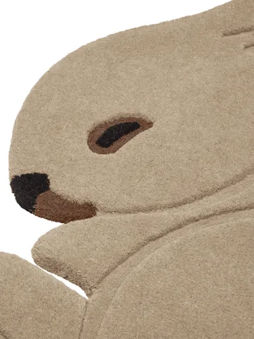Rabbit tuftet teppe - Cashmere, 88x120 cm - Ferm Living