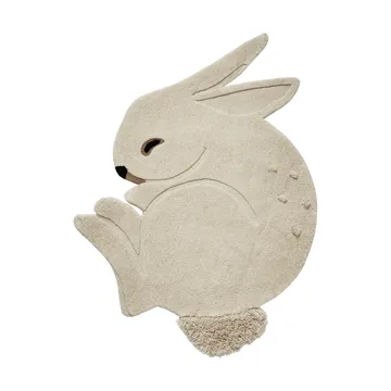 Rabbit tuftet teppe - Off-white, 88x120 cm - Ferm Living