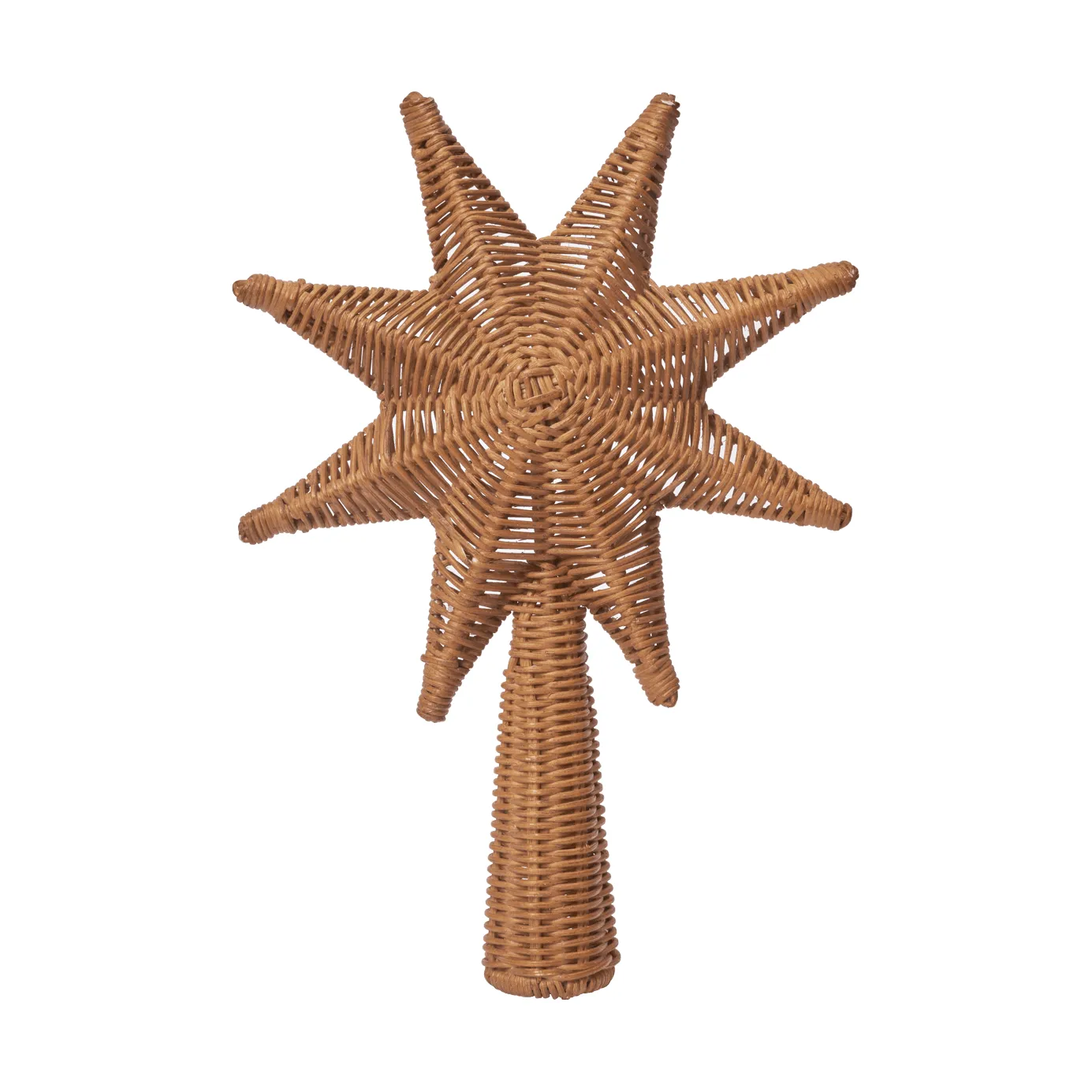 Rattan christmas tree top star juletrestjerne, Natural Ferm Living