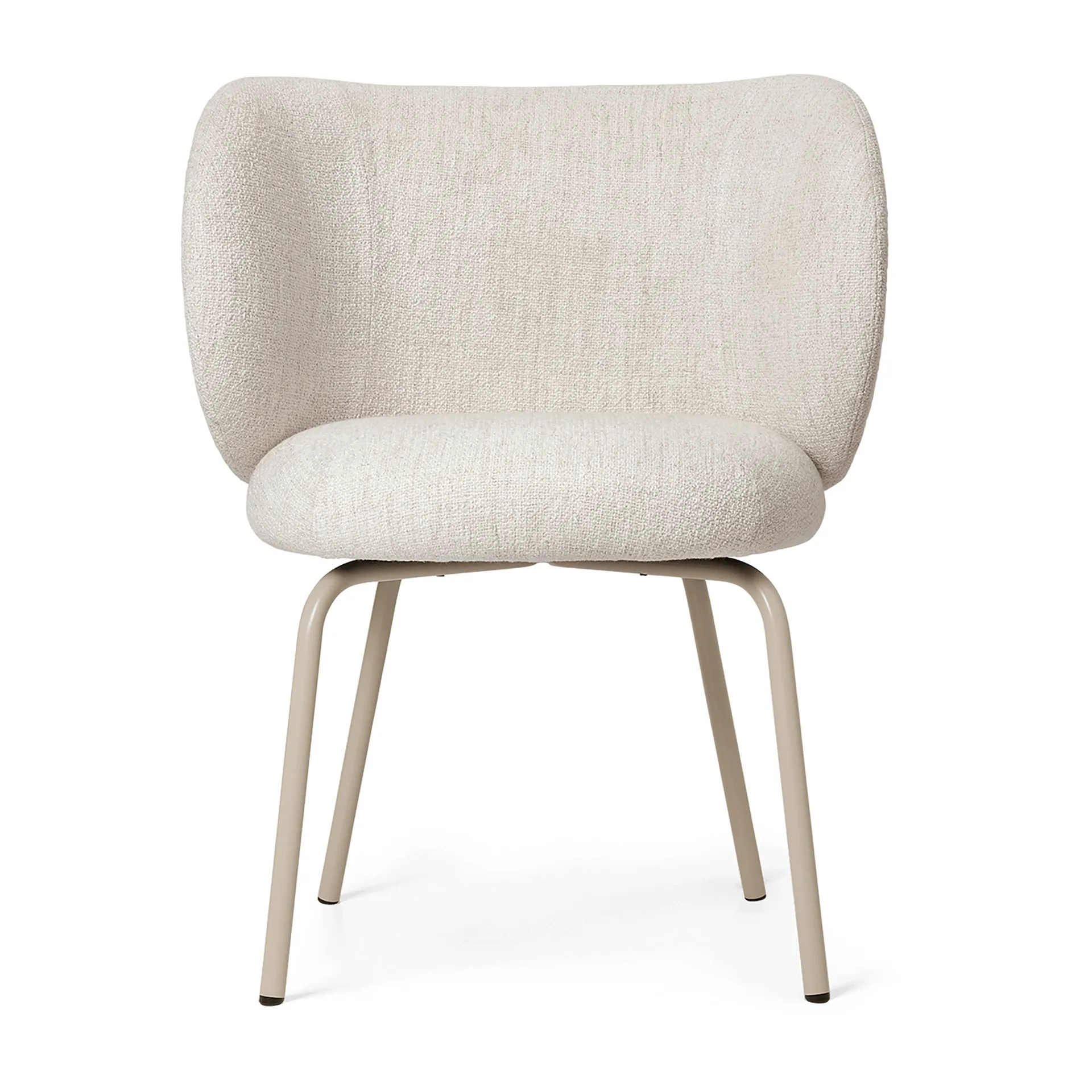 Rico dining chair bouclé, Offwhite-cashmere Ferm Living