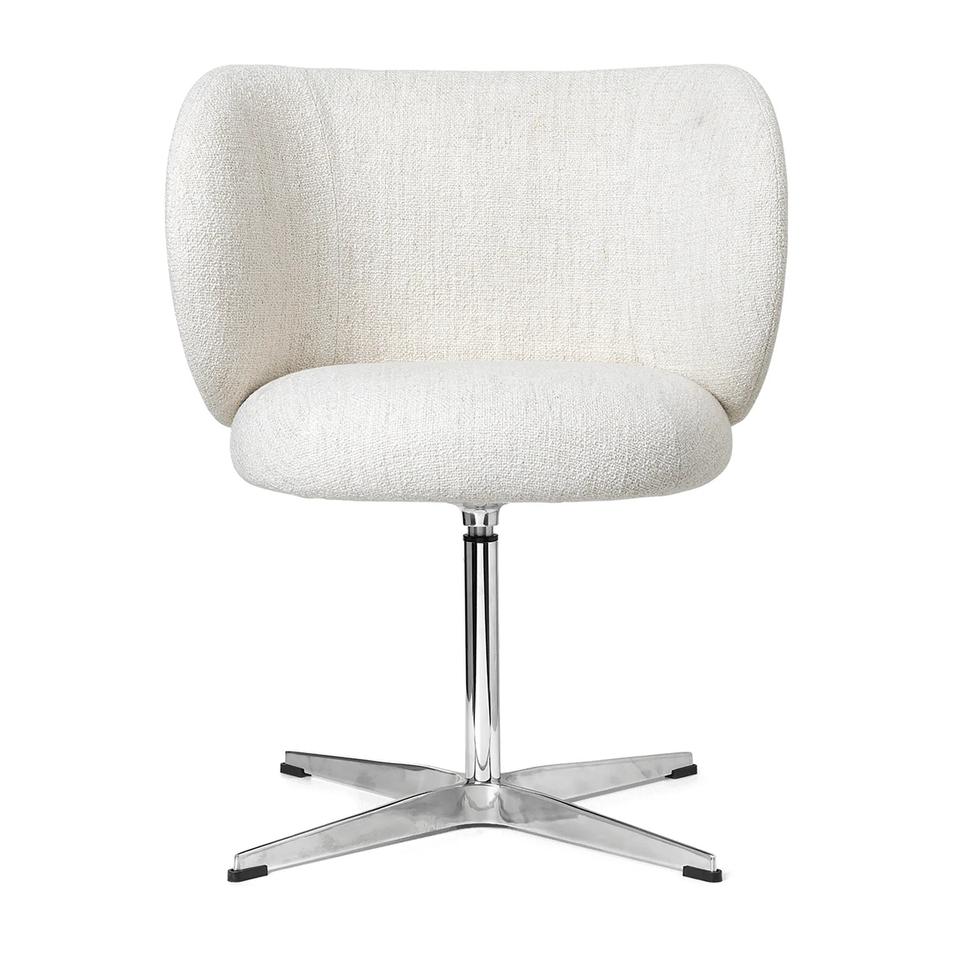 Rico dining chair swivel bouclé, Offwhite Ferm Living