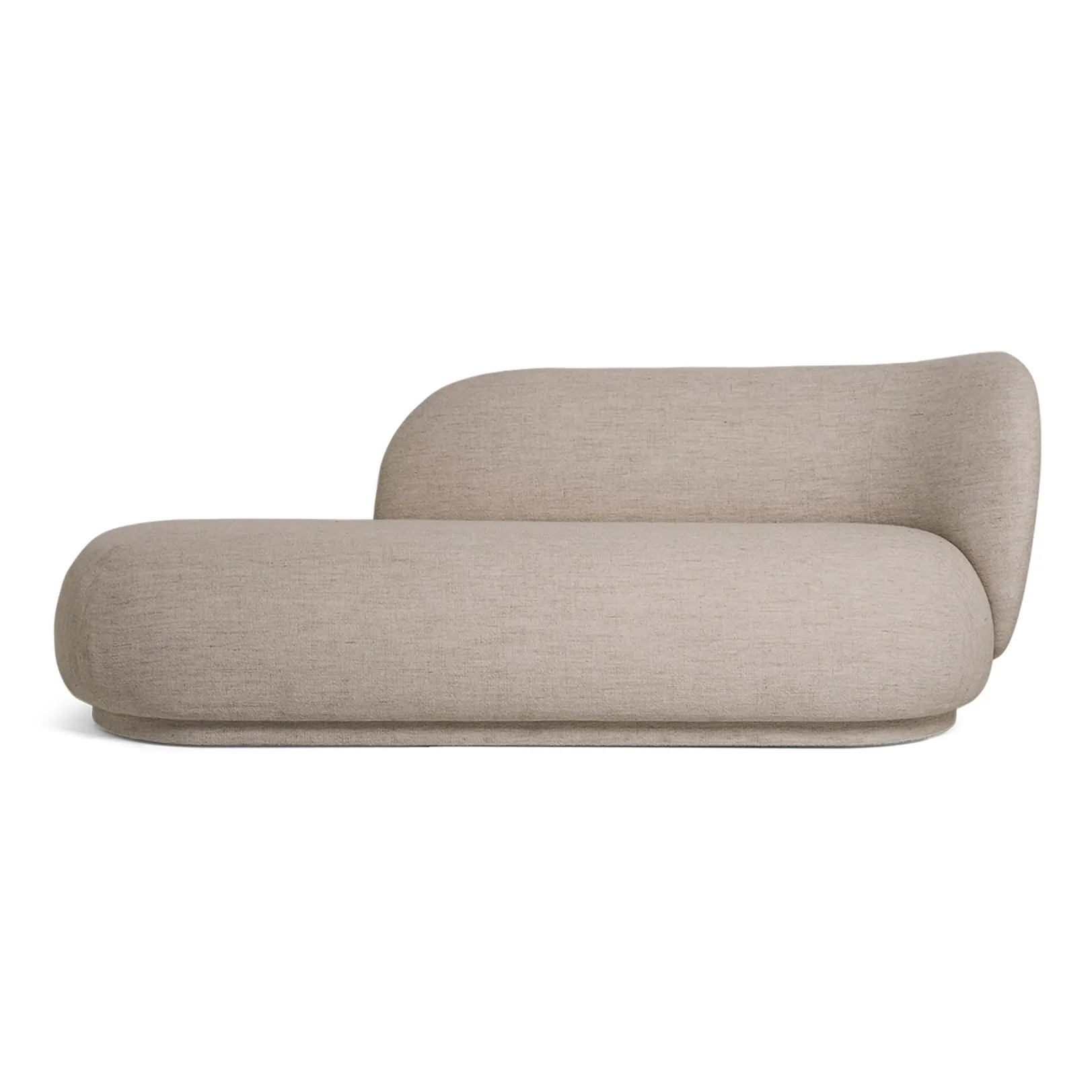 Rico divan bouclé høyre, Bouclé sand Ferm Living