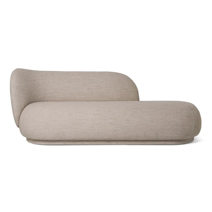 Rico divan sjeselong bouclé venstre - Sand - Ferm Living