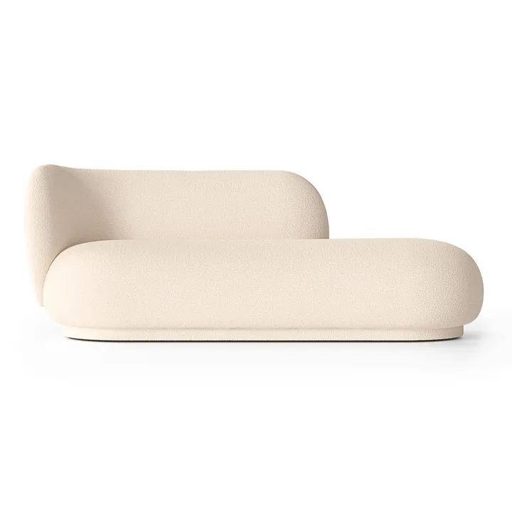 Rico divan sjeselong bouclé venstre - Wool offwhite - Ferm Living
