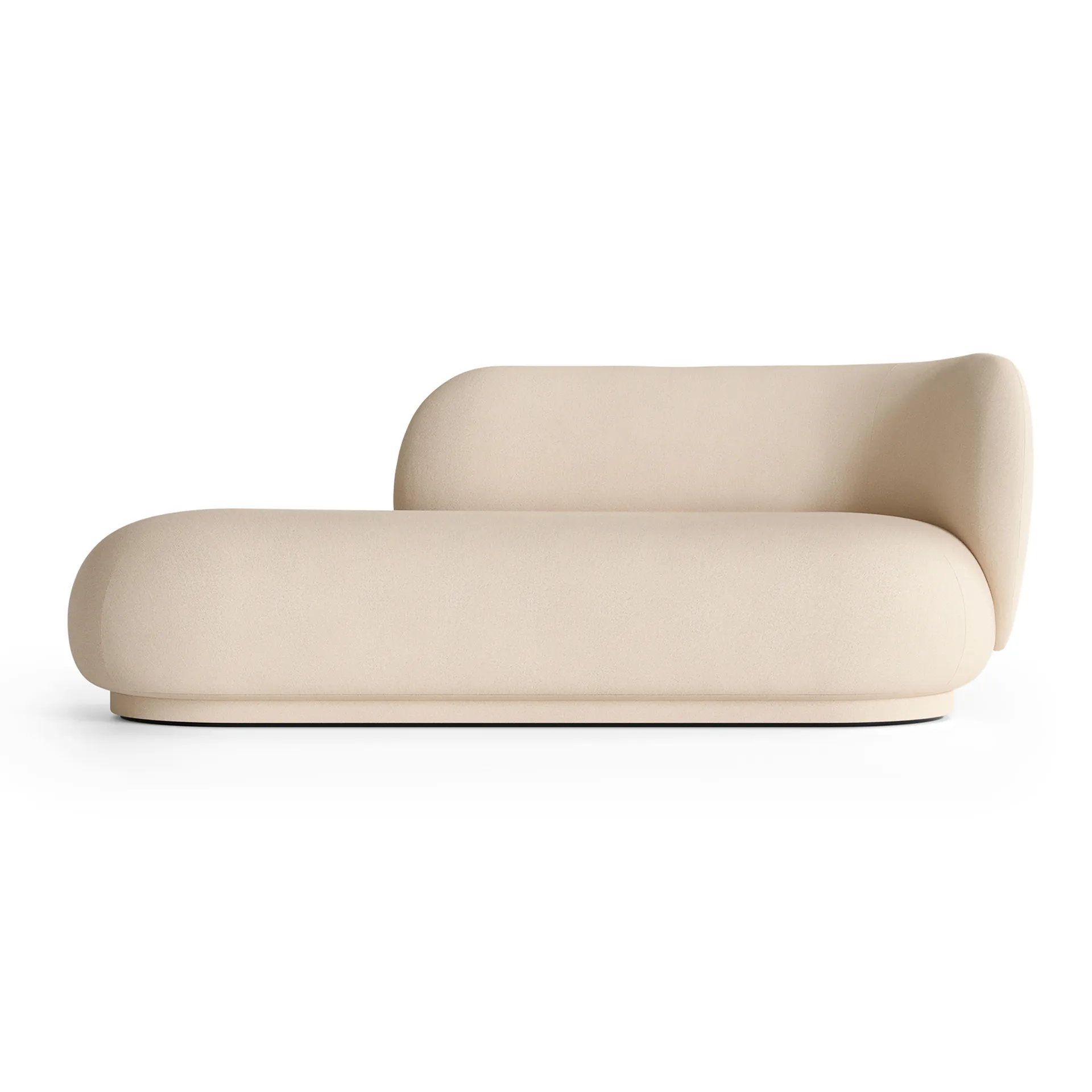 Rico divan sjeselong høyre, Brushed offwhite Ferm Living