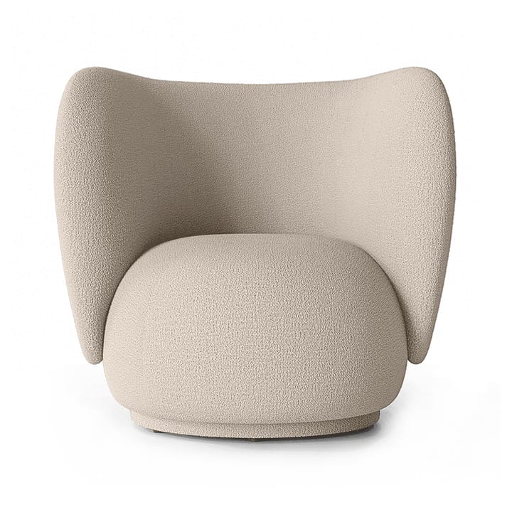 Rico lounge chair boucle - Wool bouclé natural - Ferm Living