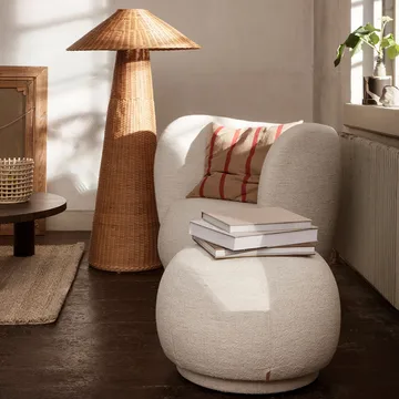 Rico lounge chair lenestol - Brown, brushed - Ferm Living