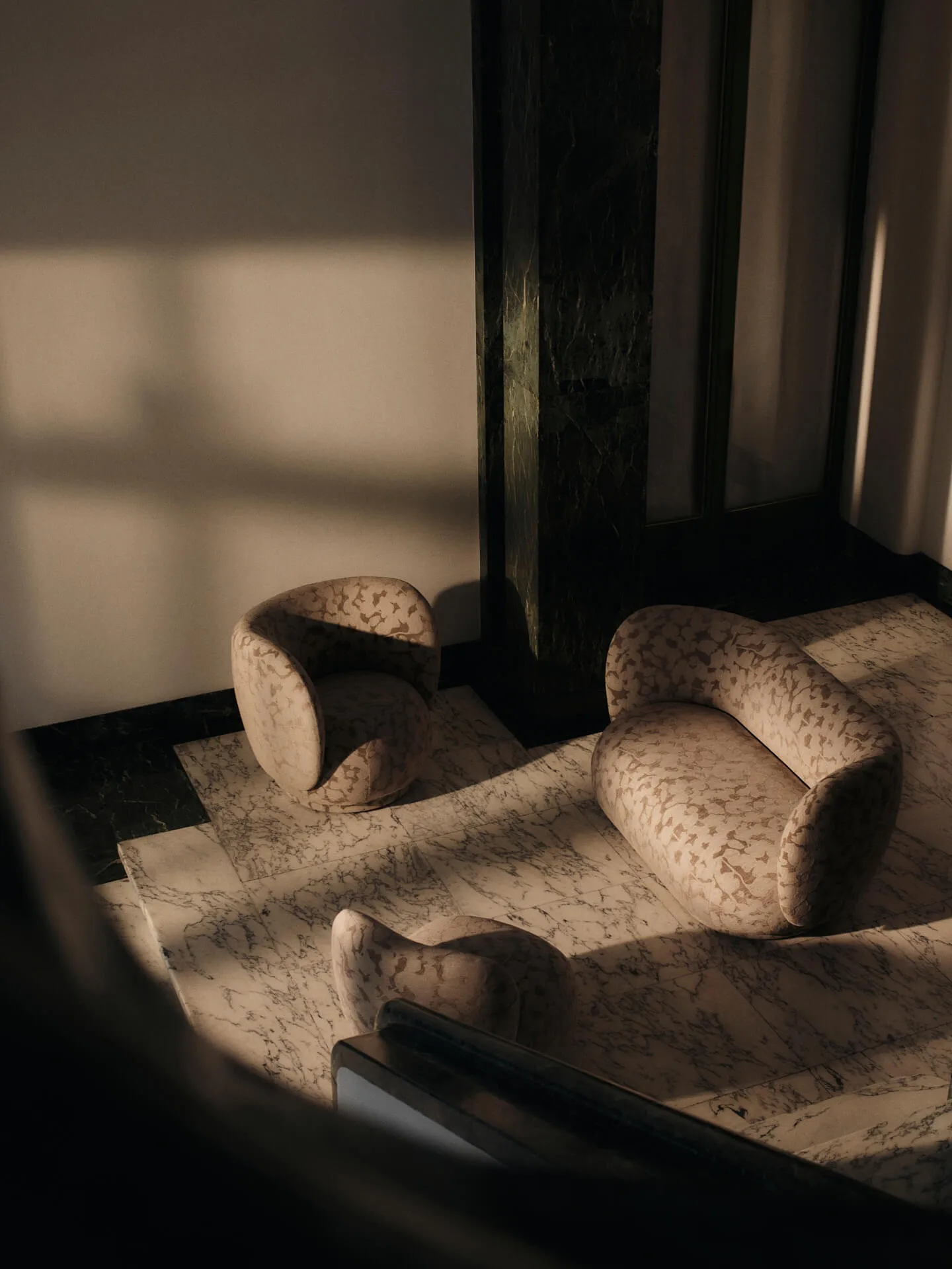 Rico lounge chair lenestol, Cilla-Taupe Ferm Living