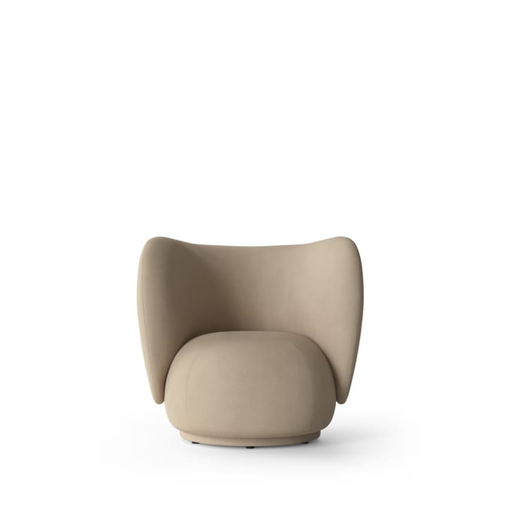 Rico lounge chair lenestol - Sand, brushed - Ferm Living