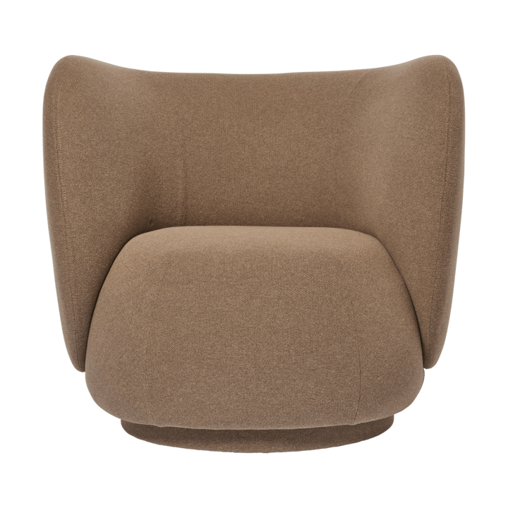 Rico lounge chair lenestol swivel - Autum-0361 Dark Sand - Ferm Living