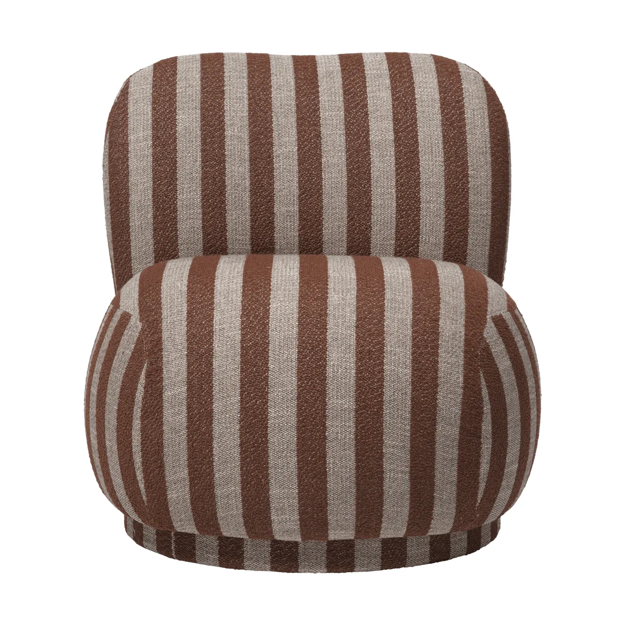 Rico lounge chair piccolo lenestol, Louisiana, Sand-chocolate Ferm Living