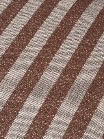 Rico lounge chair piccolo lenestol - Louisiana, Sand-chocolate - Ferm Living