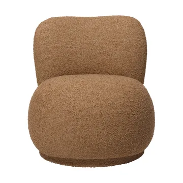 Rico lounge chair raw bouclé piccolo lenestol - Tan - Ferm Living