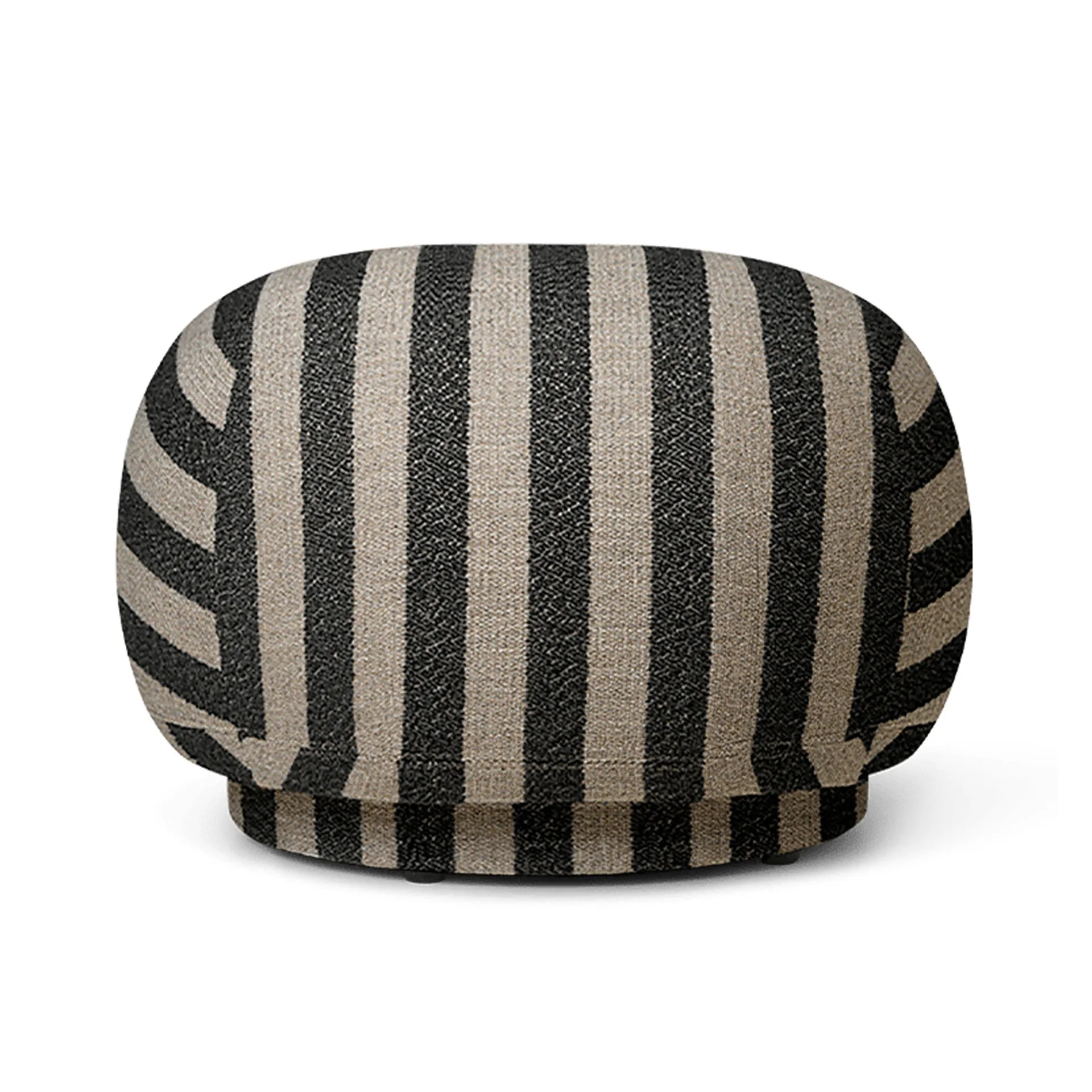 Rico pouf puff, Louisiana sand black Ferm Living
