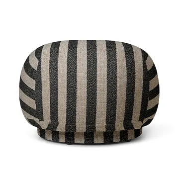 Rico Pouf sittepuff - Louisiana sand black - Ferm Living