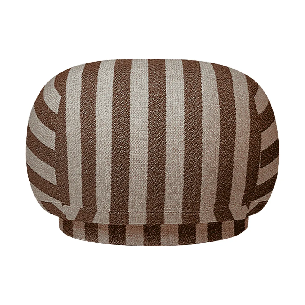 Rico Pouf sittepuff, Louisiana, Sand-chocolate Ferm Living
