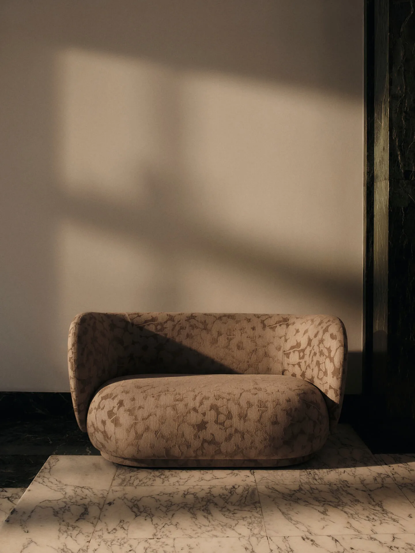 Rico sofa 2-seter, Cilla-Taupe Ferm Living