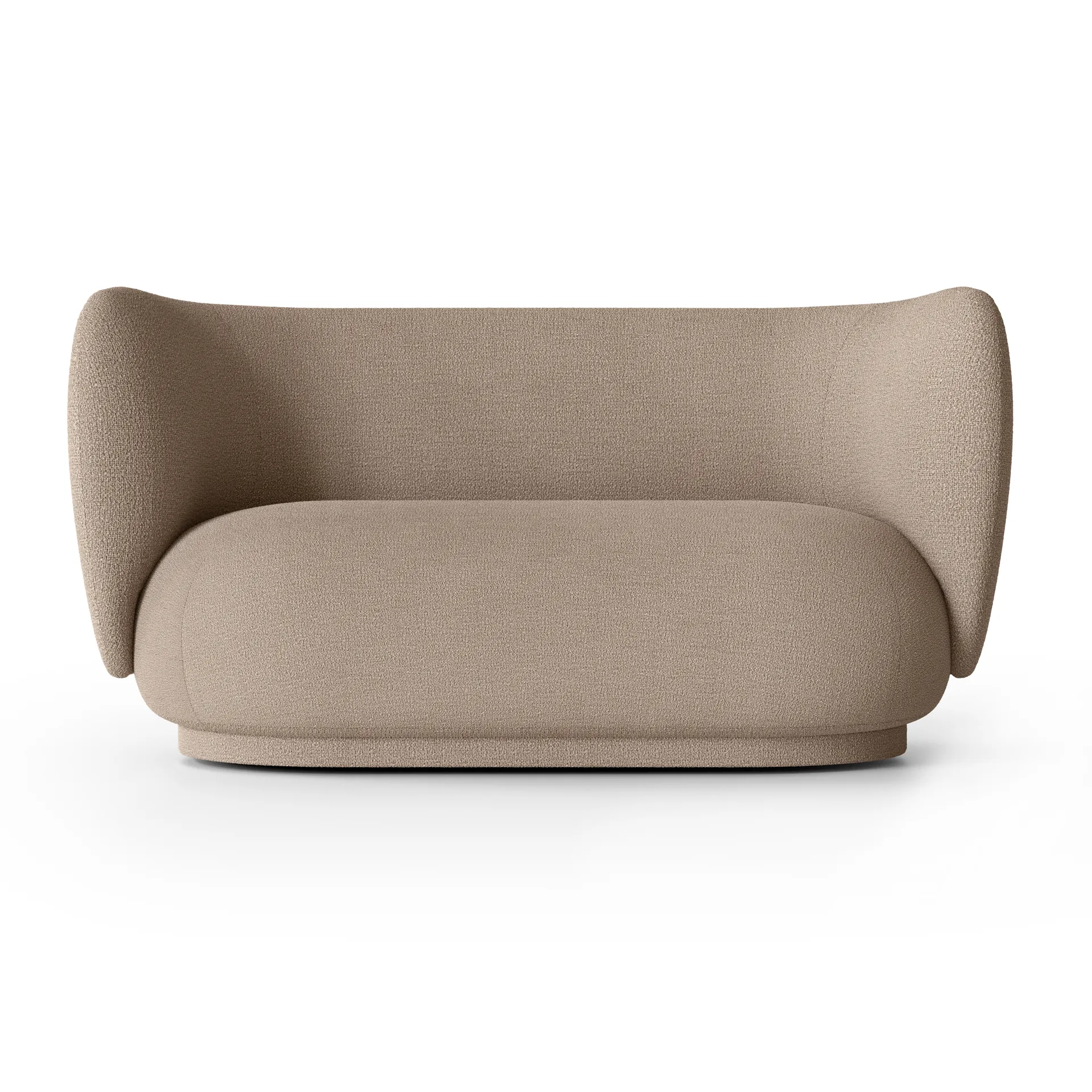 Rico sofa bouclé 2-seter, Bouclé sand Ferm Living